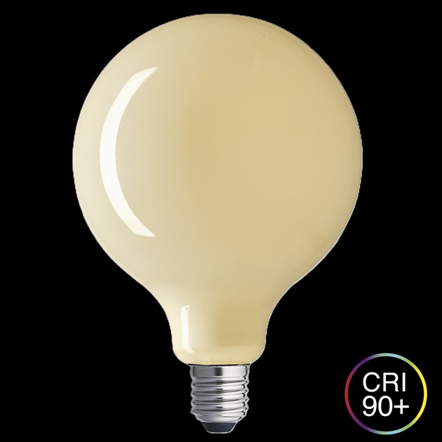 SOFT COLOR cream beige glob 125mm E27 4W 2000K dimbar